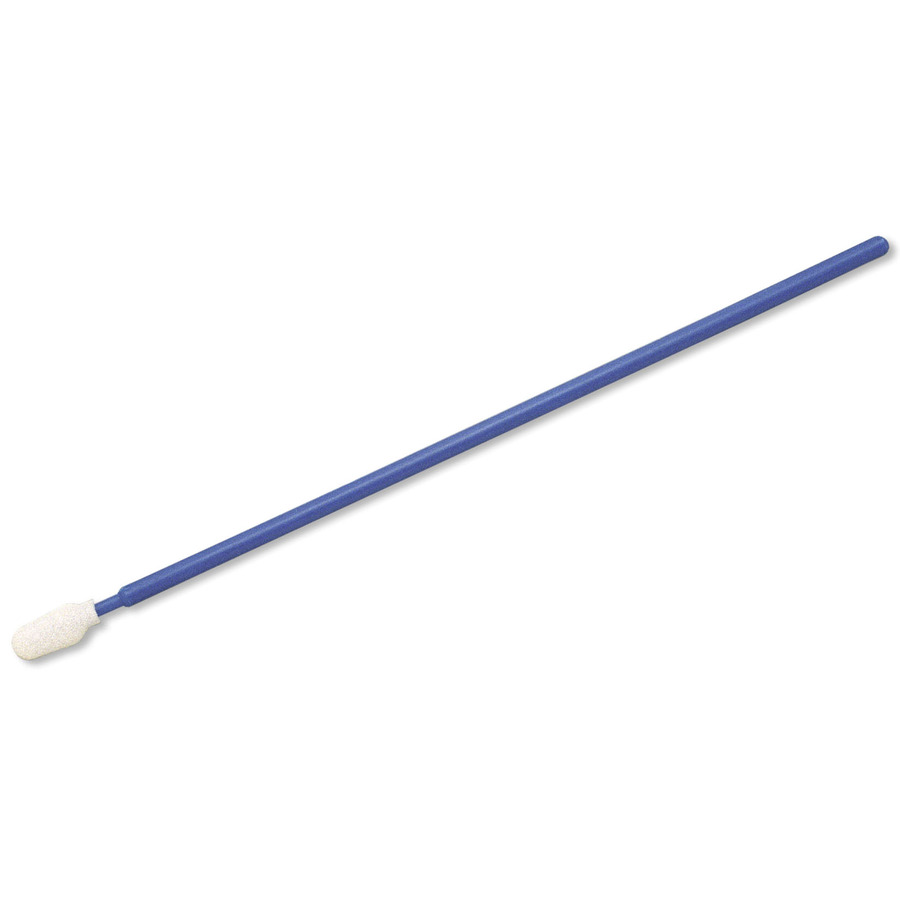 Techni-Pro 758CH1676 Spatula Foam Swab, Blue Polypropylene Handle, 6" OAL, 50/Pack