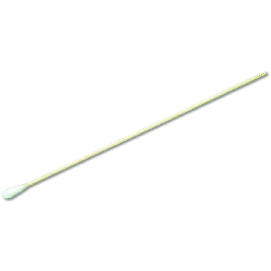 Techni-Pro 758CH5000 Standard Industrial Cotton Swabs, Lent Free, Wood Handle, 6" OAL, 100/Pack