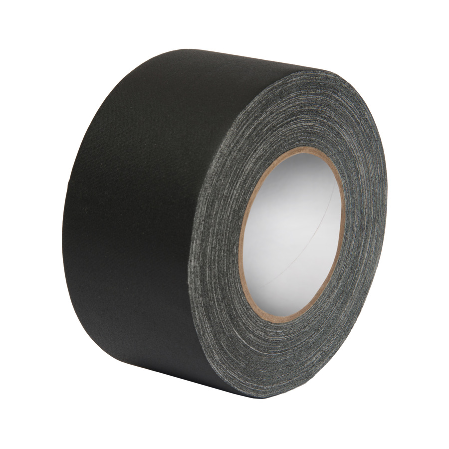 Techni-Pro 758IE3000 Gaffers Tape, 3"x55 Yds, 3" Core, 11 mil, Black Vinyl, SRB