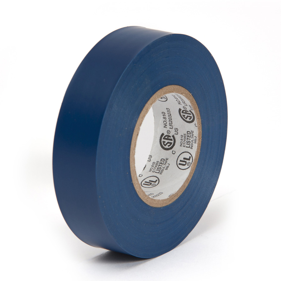 Techni-Pro 758IE801BE Electrical Tape, 3/4"x66', 1" Core, 7.0 mil, Blue, Economy Grade