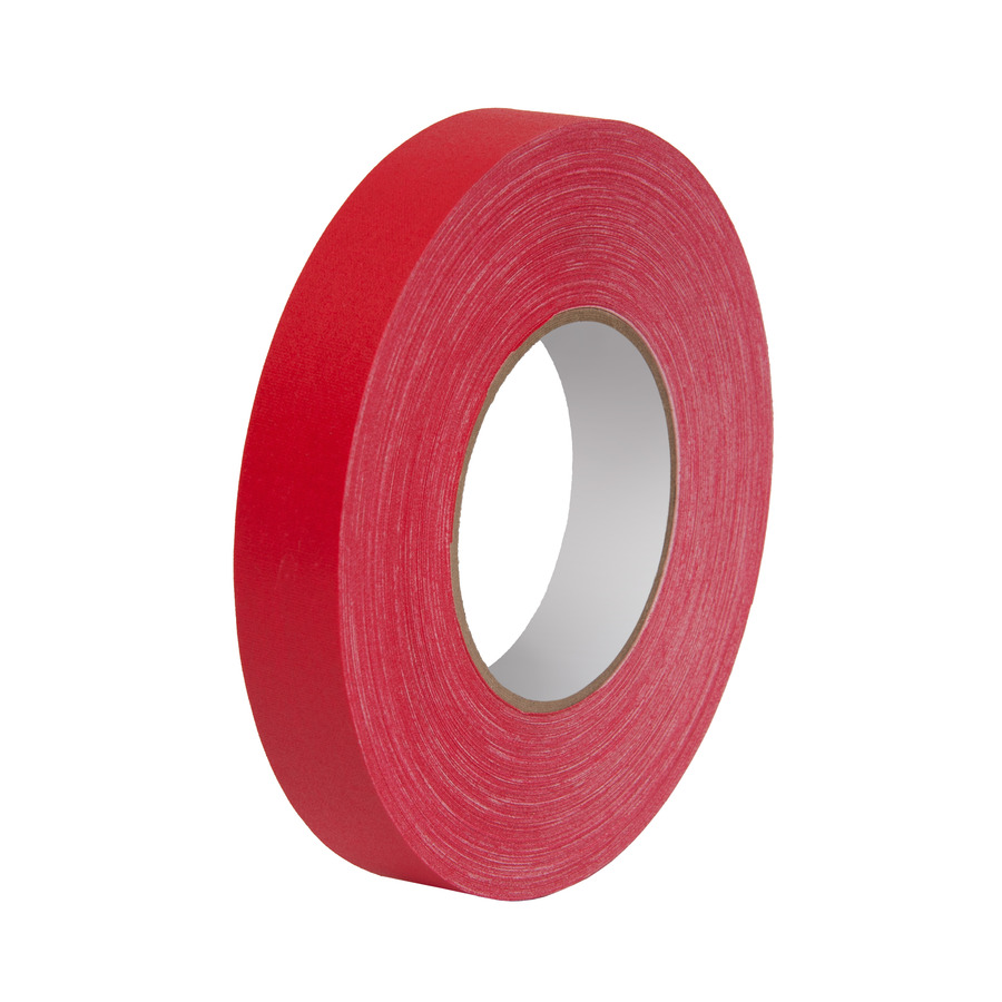 Techni-Pro 758LB1003 Gaffers Tape, 1"x55 Yds, 3" Core, 11 mil, Red