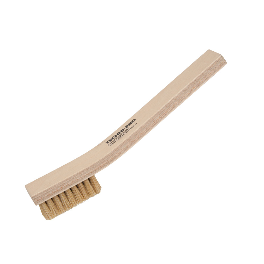 Techni-Pro 758PR366 Scratch Brush, Hog Bristle/Wood, 3/4", 4 X 9 Rows