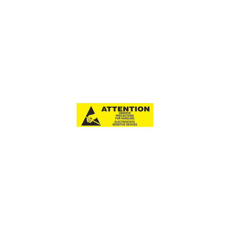 Techni-Pro 758ST0673 5/8" x 2" Awareness Labels, 500/Roll