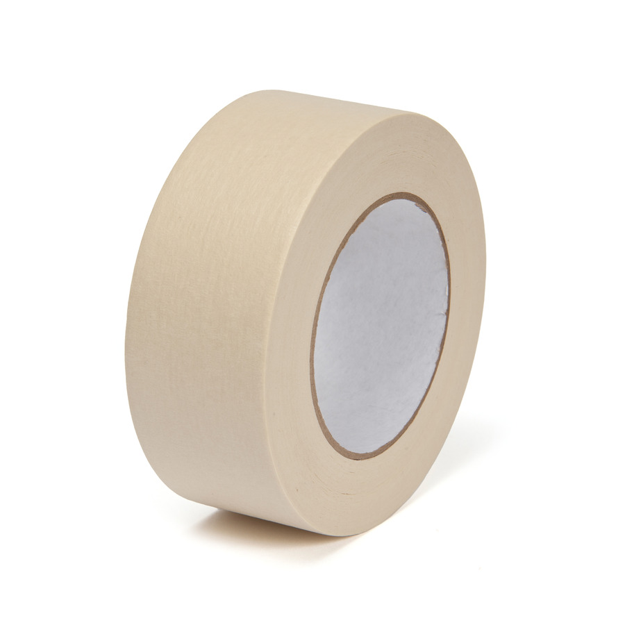 Techni-Pro 758ST132 High Temp Masking Tape, Low Static, 275 deg, 2"x60 Yds, 3" Core, 7.4 mil, Tan