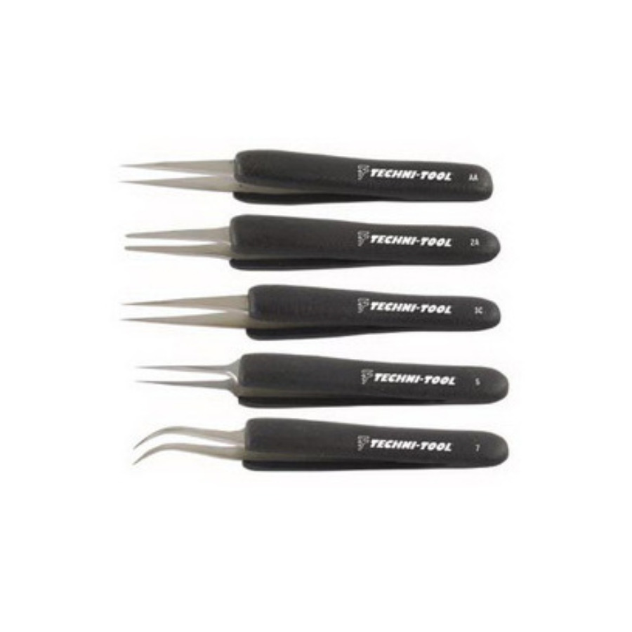TestEquity: Techni-Pro 758TW091 Tweezer Set, Ergonomic, ESD