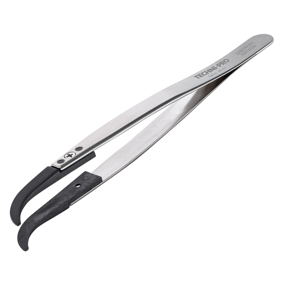 TestEquity: Techni-Pro 758TW204 ESD Plastic Tip Tweezers, Style 2A