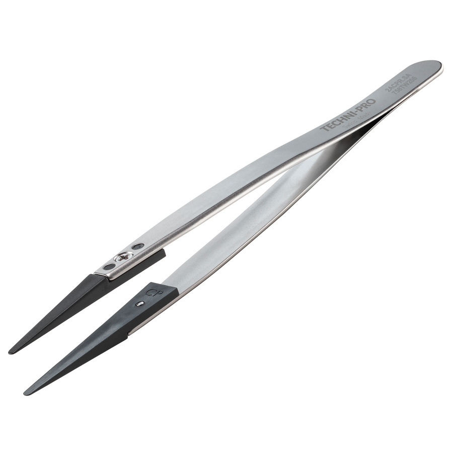 TIP SHAPE PRO 本体 2個セット TestEquity: Techni-Pro 758TW206 ESD Plastic Tip Tweezers, Style 2A