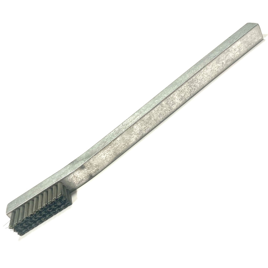 Techni-Pro 758ST043 Scratch Brush, Stainless/Polypropylene, ESD 6.5" OAL