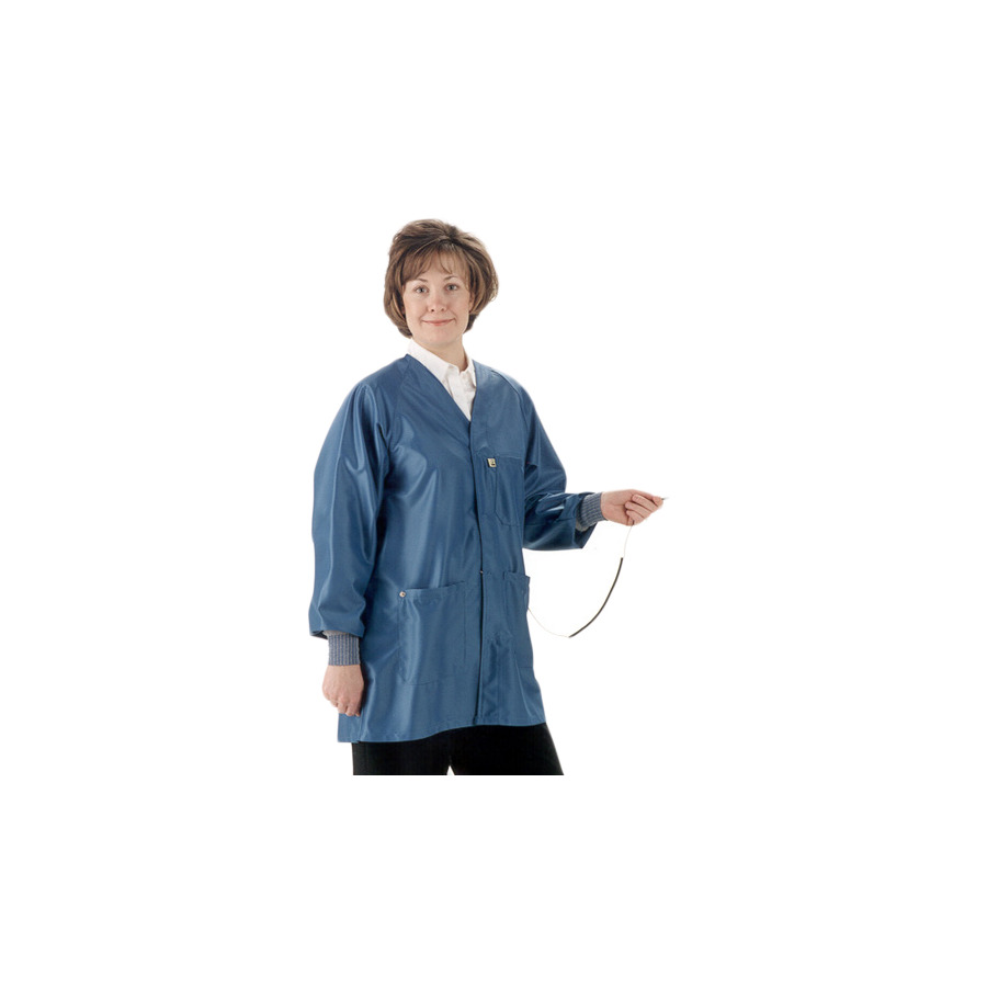 Tech Wear HIJ-43C-5XL Lab Jacket, W/ Cuffs, Ground Snap, Wais