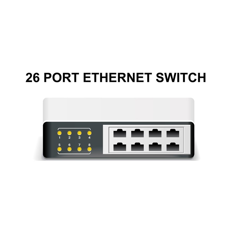 SCS 770054 Ethernet Switch, 26 Port