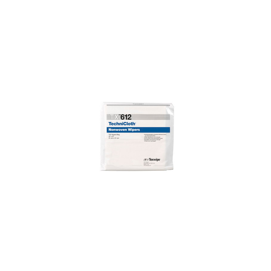 TestEquity: Texwipe TX612 Cleanroom Wipers, 12x12