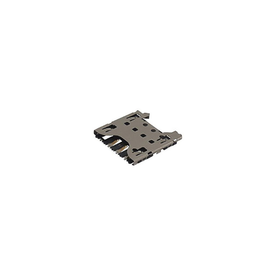 Molex 78723-1001 Memory Card Connectors Micro Sim 1.35mm, Ht Pushpull .38Au 6 Circuit,