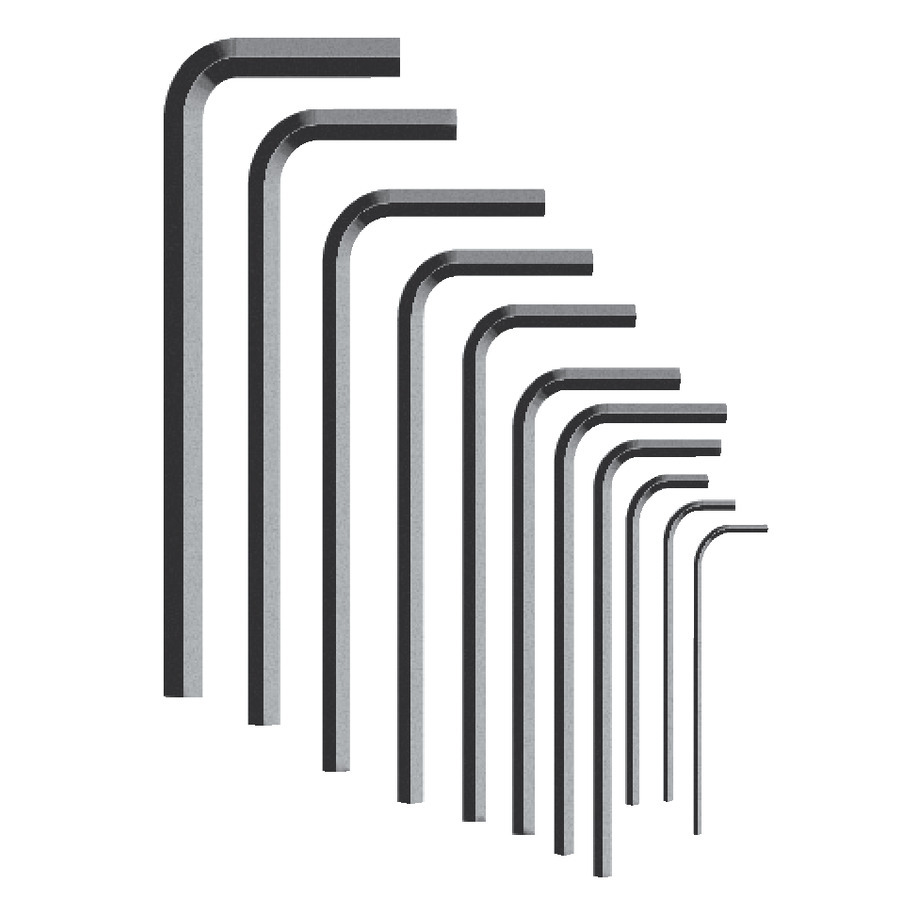 TestEquity: Techni-Pro 79-050 Hex Key Inch Set, 10 pc.