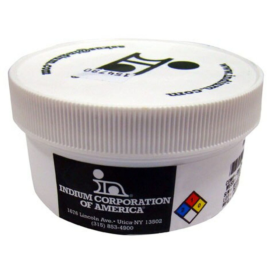 Indium Solder 800577-250G Solder Paste, No Clean, Sn63Pb37, 6.3, T-4, 89%, 250g, Jar