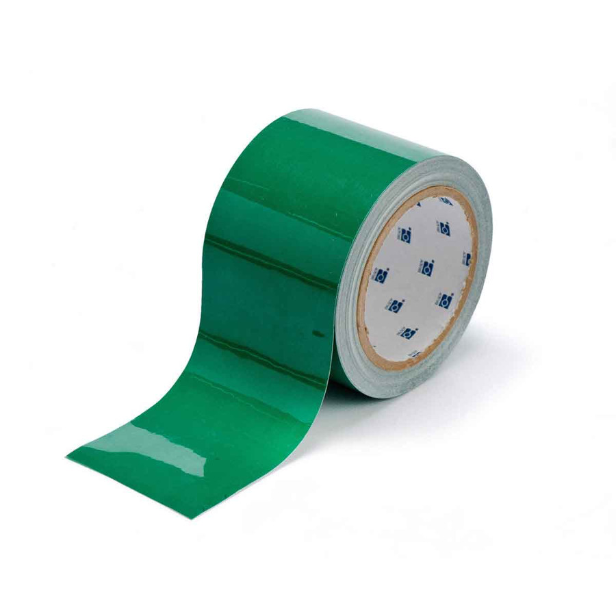 Brady 104345 3" X 100' GREEN FLR TAPE