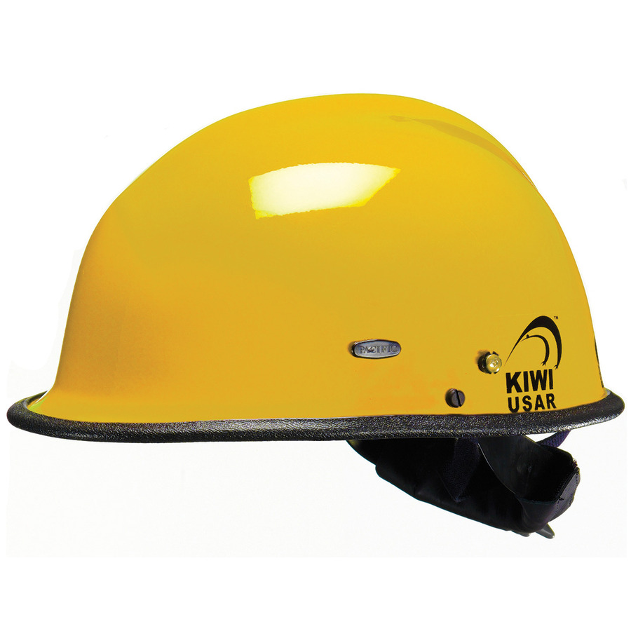 Pacific Helmets 804-3415 Rescue Helmet, ESS Goggle Mounts, Yellow, 10/Case, R3 KIWI USAR Series