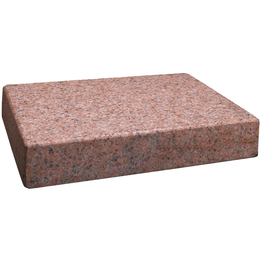 Tru-Stone 80629 Surface Plate, Crystal Pink Granite, Grade AA, 2 Ledges, 18in x 24in x 6in