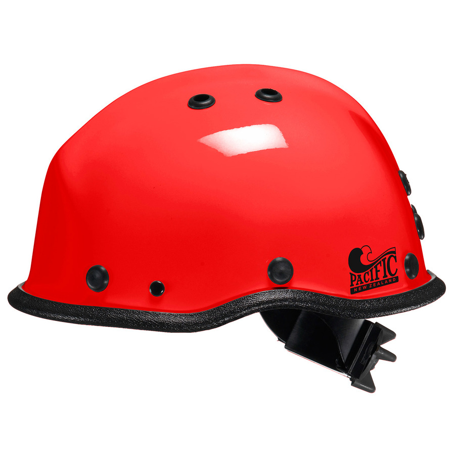 Pacific Helmets 812-6040 Water Rescue Helmet, Red, 10/Case, WR5 Series