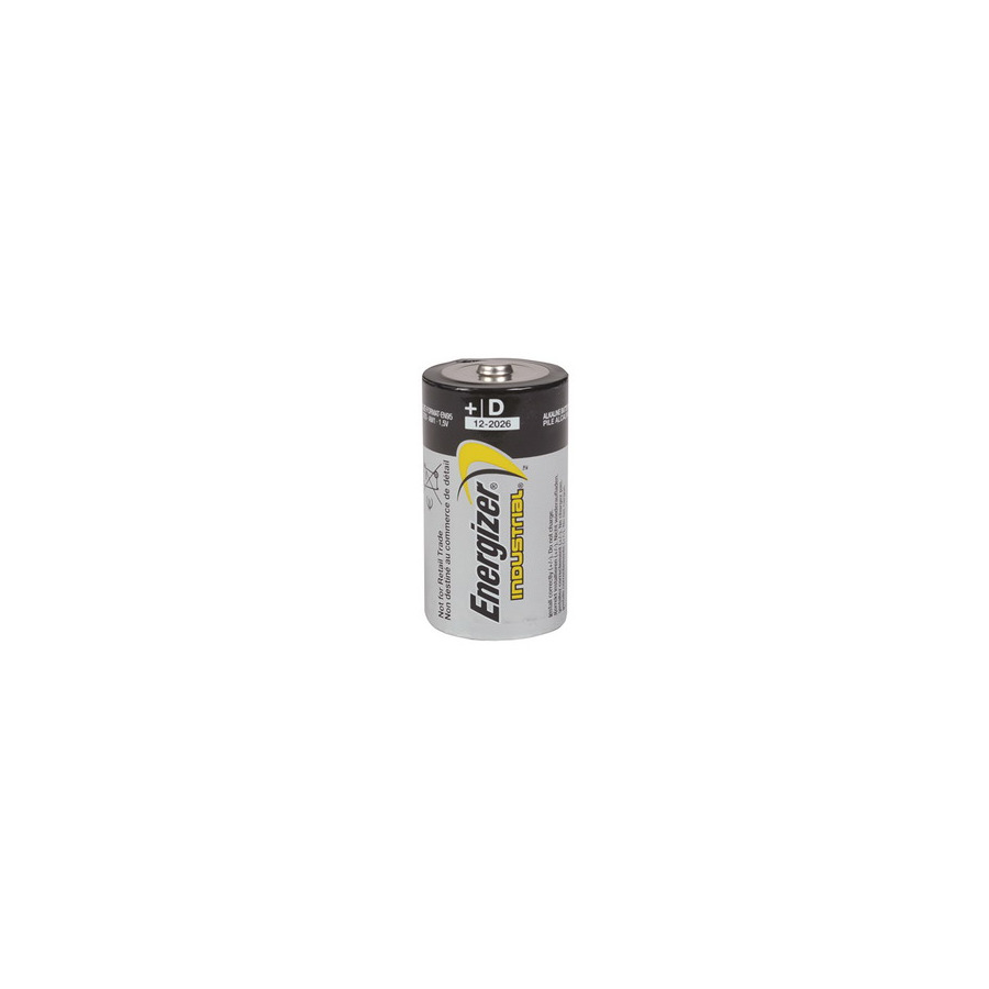 Energizer EN95 Battery, Industrial, Alkaline, Size: D, Non-Rechargeable