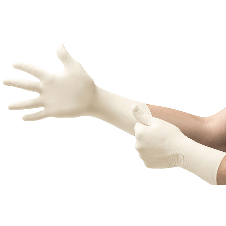 Ansell 819401 Gloves, Neoprene, Disposable, Cleanroom, Cream, 5.5, Cs, TouchNTuff Series