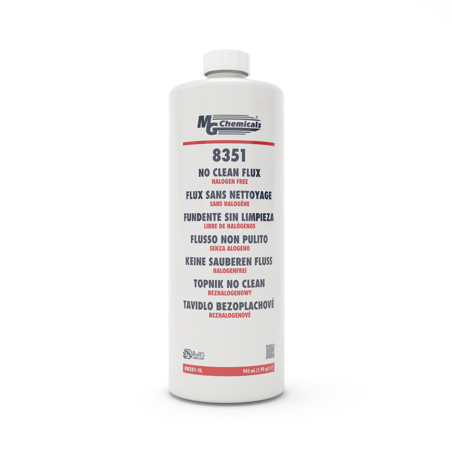 MG Chemicals 8351-1L Soldering Flux, No-Clean, Halogen-Free