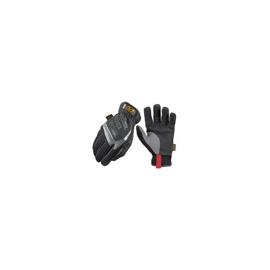 Mechanix Wear MFF-05-009 Gloves, Fast Fit Clarino Leather, Black, Medium