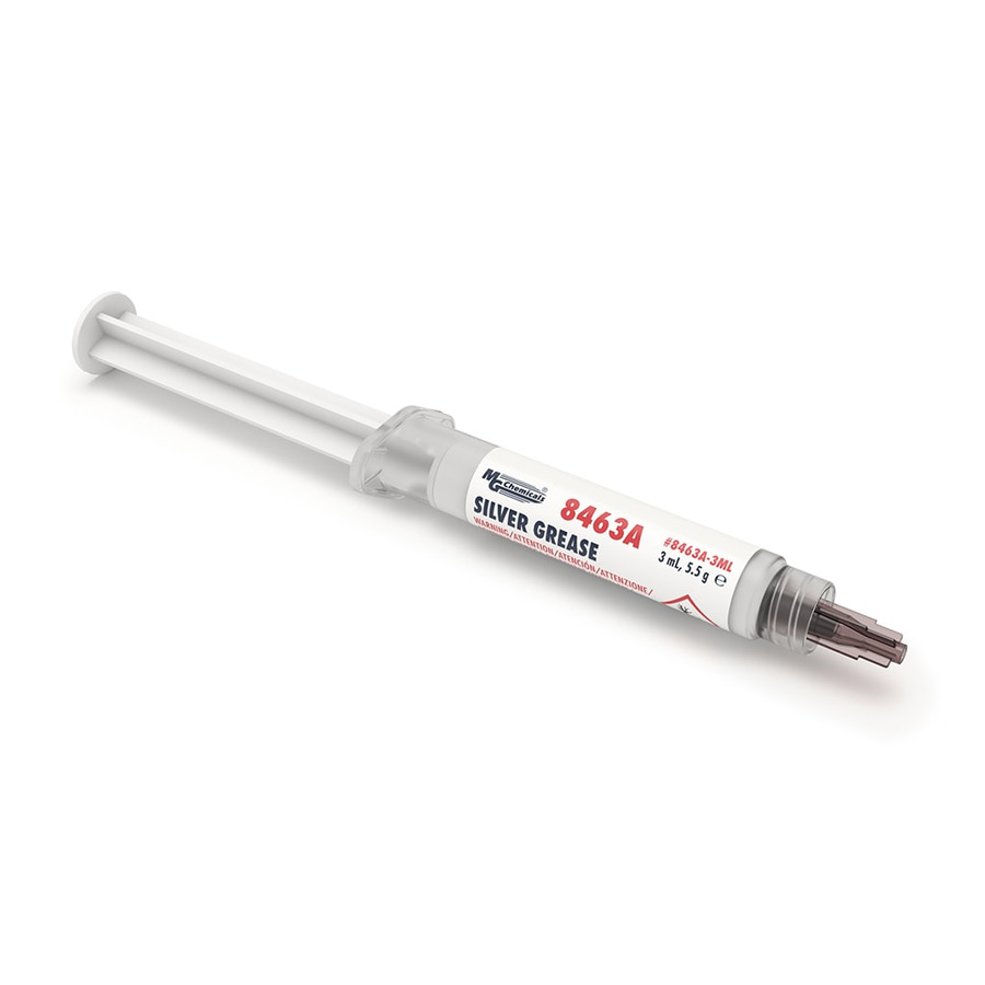 MG Chemicals 8463A-3ML Silver Grease, 3.0 mL, Syringe