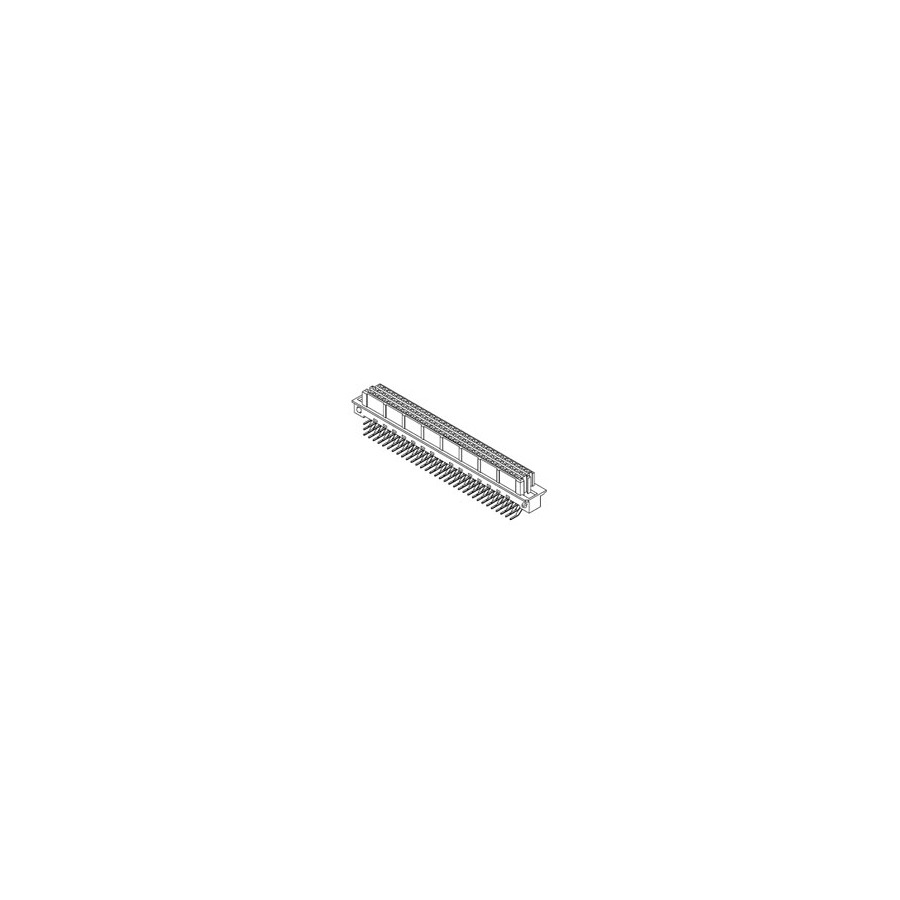 Molex 85052-0311 DIN 41612 Connector, R Female, 96 Male 96 Circuits