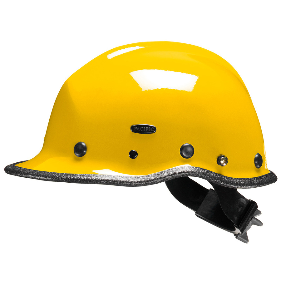 Pacific Helmets 854-6021 Rescue Helmet, ESS Goggle Mounts, Yellow, 17/Case, R5 Series