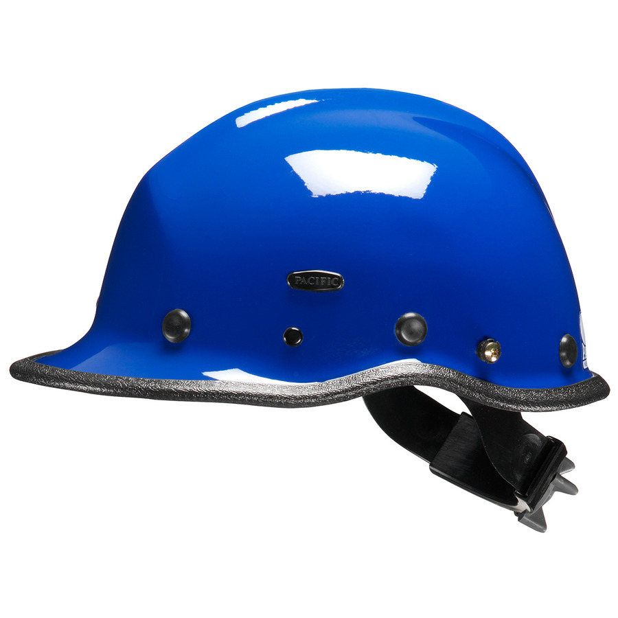 Pacific Helmets 854-6022 Rescue Helmet, ESS Goggle Mounts, Blue, 17/Case, R5 Series