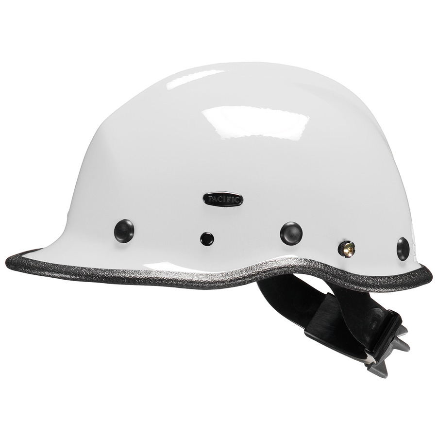 Pacific Helmets 854-6023 Rescue Helmet, ESS Goggle Mounts, White, 17/Case, R5 Series