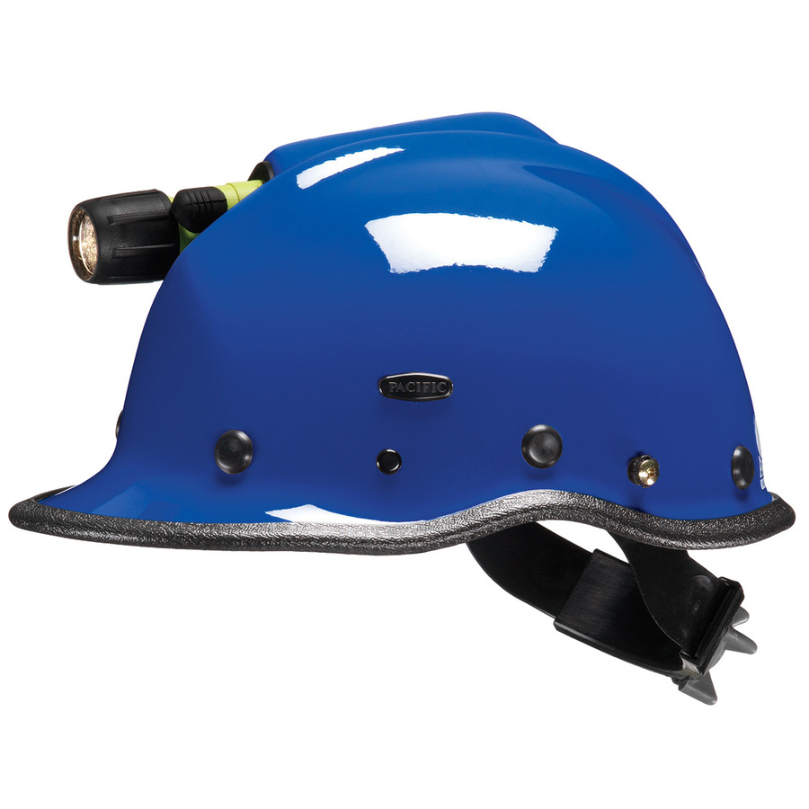 Pacific Helmets 860-6032 Rescue Helmet, ESS Goggle Mts/Built-in Lgt Holder, Blue, 17/Cs. R5T Series