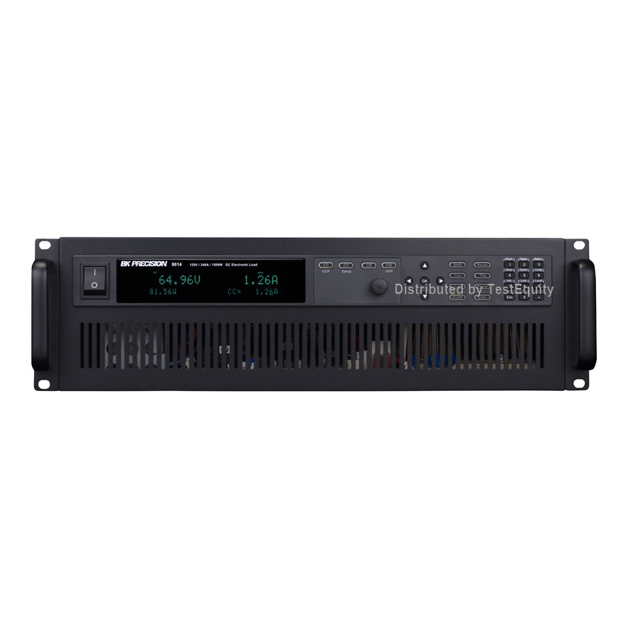 B&K Precision 8616 Programmable DC Electronic Load, 0-500V, 0-60A, 1200W, 3U Rack, 8600 Series