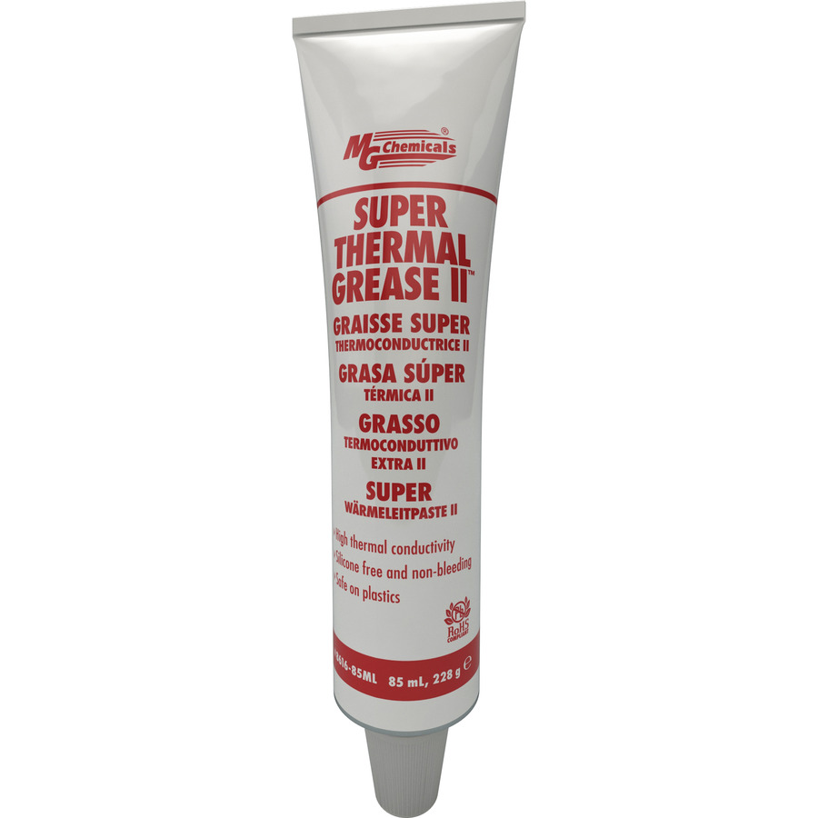 MG Chemicals 8616-85ML Super Thermal Grease II, Silicone-Free, High Dielectric Strength, Corrosion Resistance, 85mL Tube