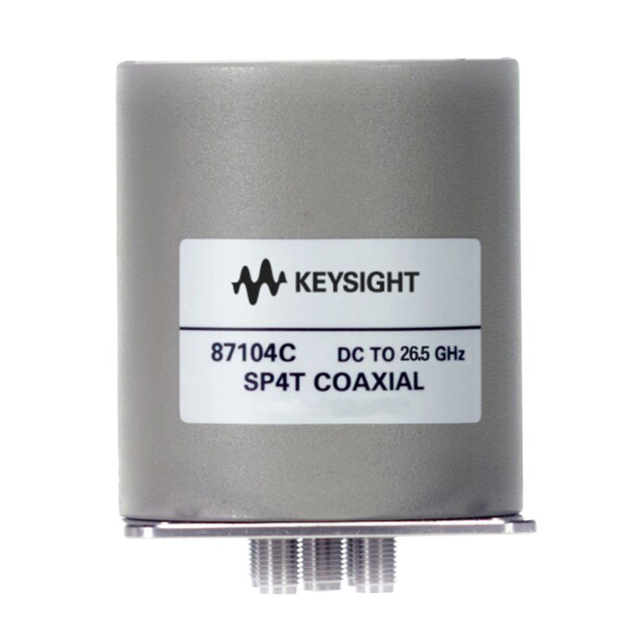 Keysight 87104C/024/161/SMA Coaxial Switch, Multiport, DC to 26.5 GHz, SP4T