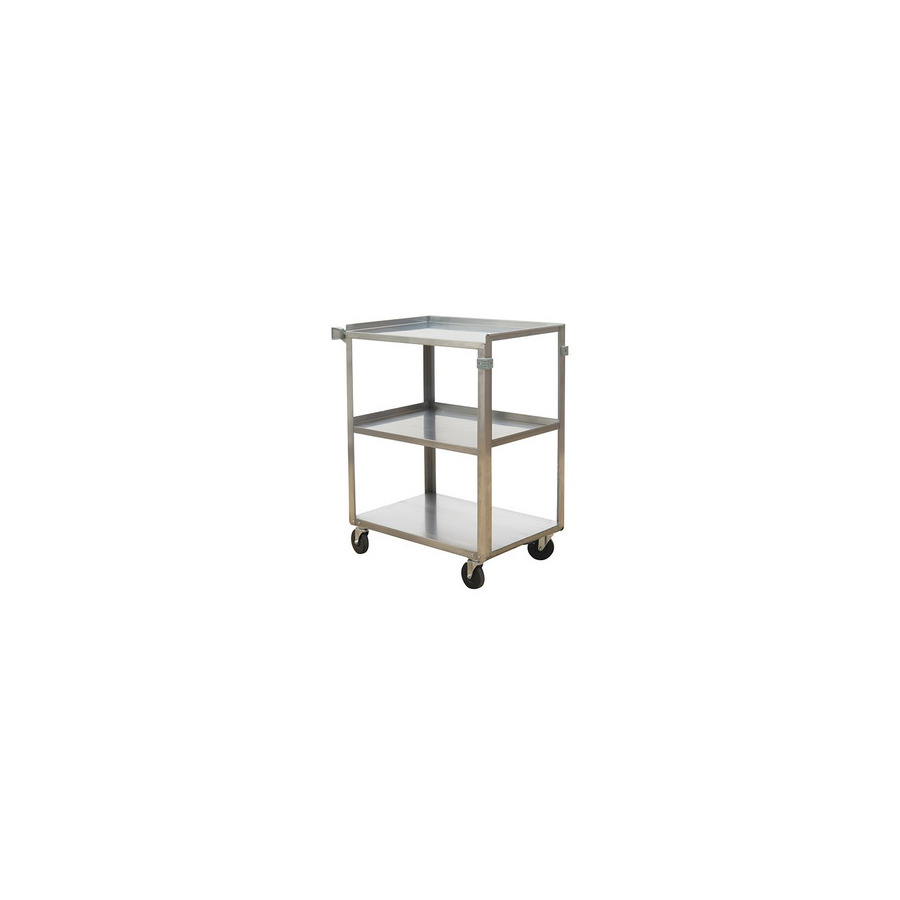 WESCO 260290 Wesco Stainless Steel Shelf Cart24"x15.5" Model SS3C11