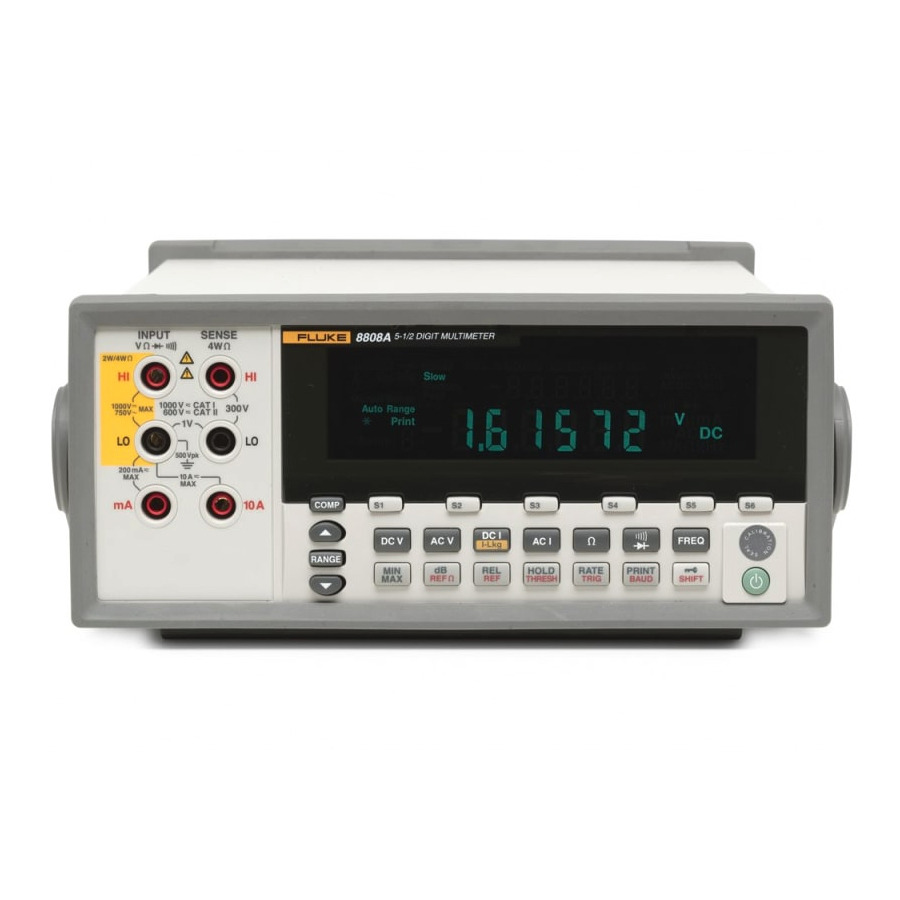 TestEquity: Fluke 8808A 120V Digital Multimeter, 120V, 5.5 Digit