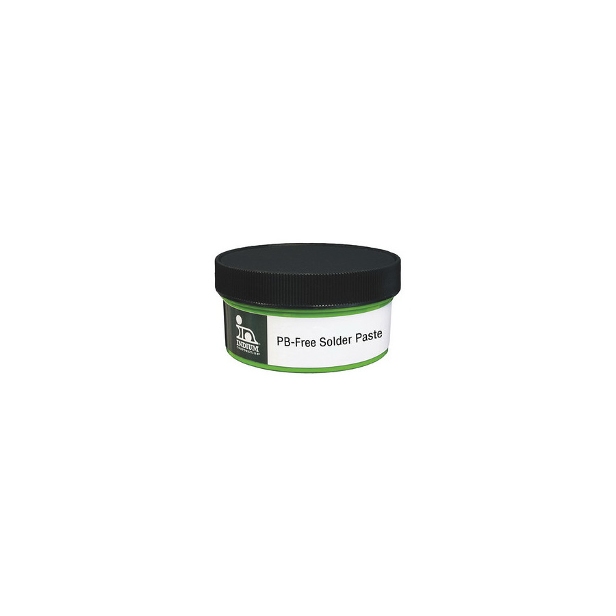 Indium Solder PASTEOT-801065 No Clean Solder Paste, 801065 10.1 SAC305 T-4 88.5%, 500g Jar