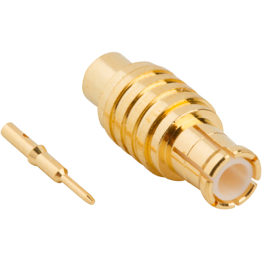 Amphenol RF 919-120P-51SX RF MCX Connector, Straight, Solder Plug, 50 Ohm