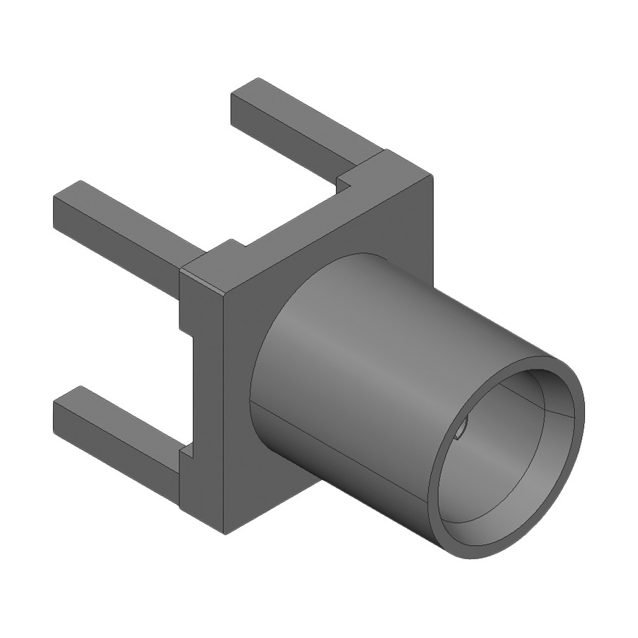 Amphenol RF 919-124J-71P RF MCX Connector, Straight, Jack, PCB Through Hole, 75 Ohm