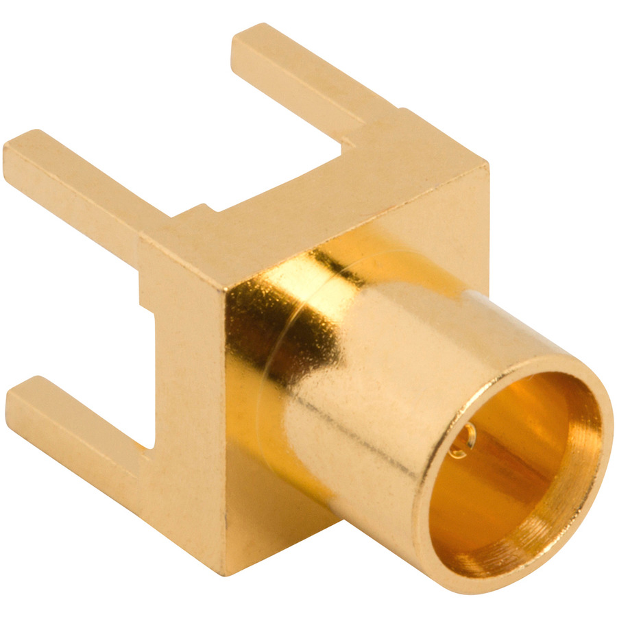 Amphenol RF 919-415J-71P12G RF MCX Connector, Straight, Jack, PCB Through Hole, Optimized, 75 Ohm