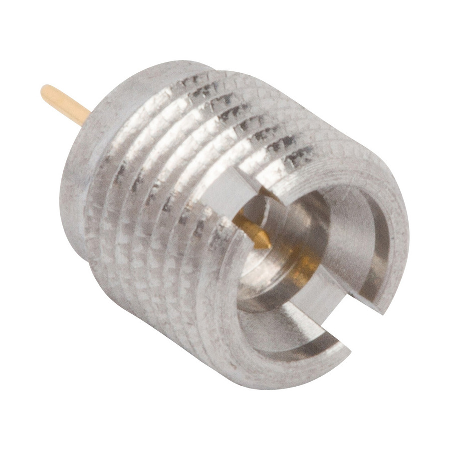 Amphenol RF 925-157J-51S RF SMPM Connector, Straight, Smooth Bore, Jack, Round Post, Thread-in, 50 Ohm