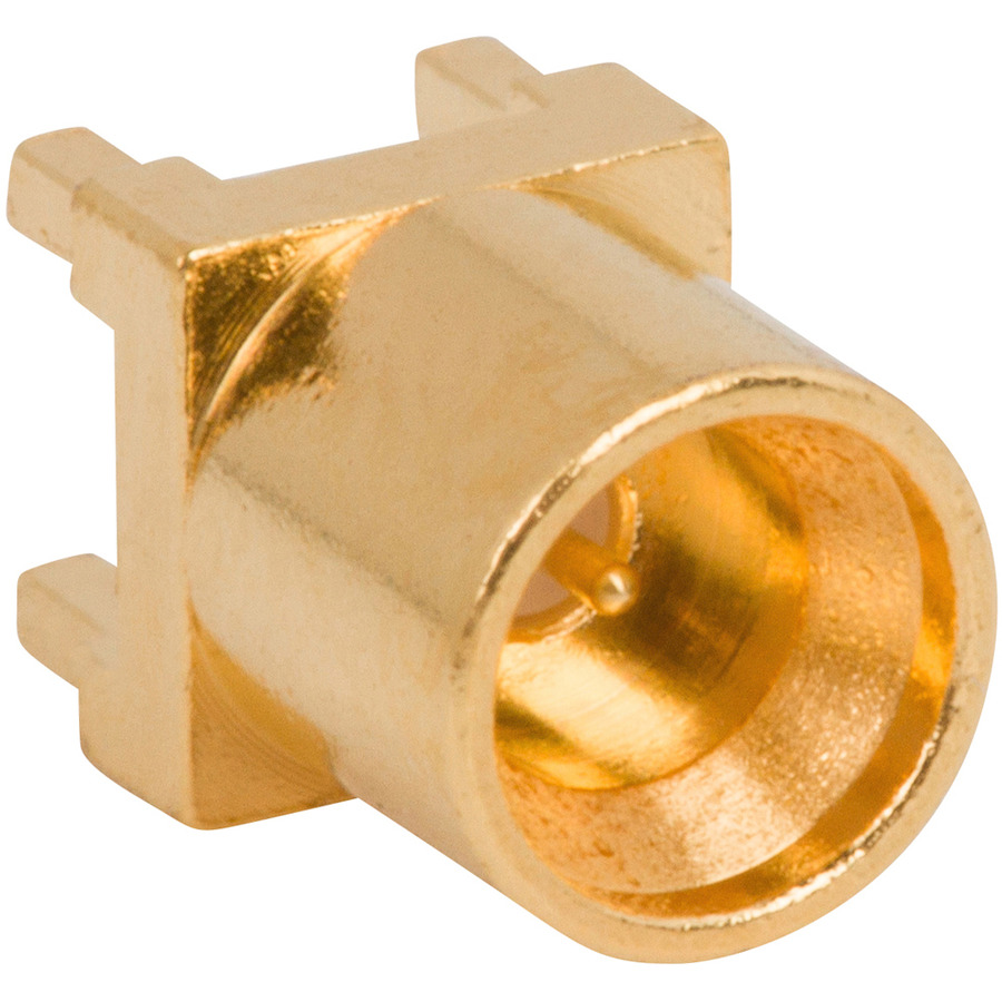 Amphenol RF 925-202J-51PT RF SMPM Connector, Straight, Full Detent, Jack, PCB Through Hole,Tape and Reel, 50 Ohm