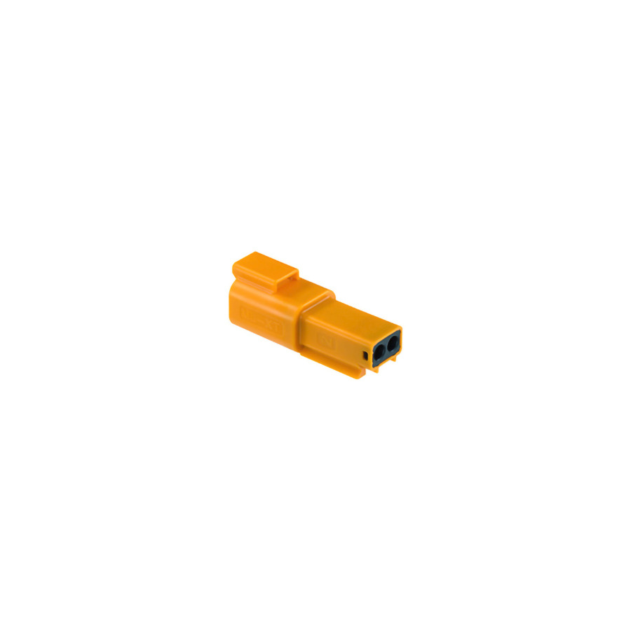 Molex 93444-1108 Automotive Connectors, Ml-Xt 2 Circuit, Receptacle Orange W/Sml Seal