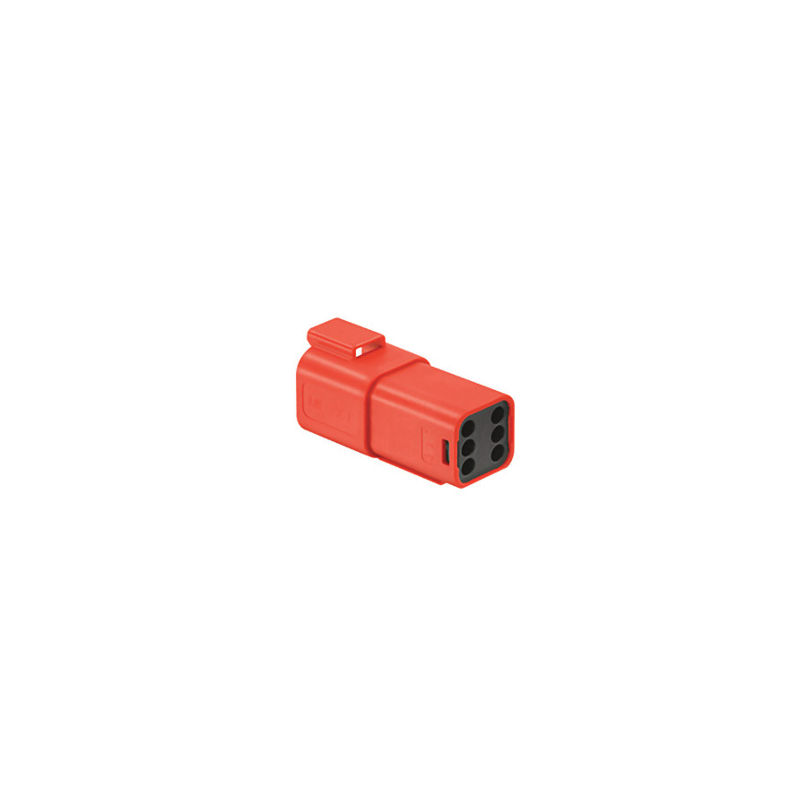 Molex 93444-4109 Automotive Connectors, Ml-Xt 6 Circuit, Receptacle Red W/Sml Back Seal