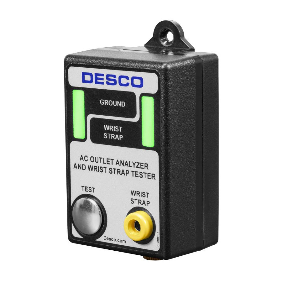 Desco 98133 AC Outlet Analyzer / Wrist Tester, North America | JensenTools