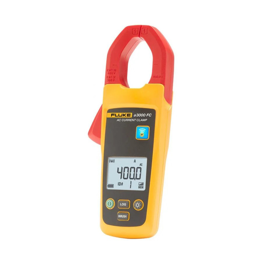 Fluke FLK-A3000FC Wireless Current Clamp Meter, 400 A AC, True-RMS, FC Series