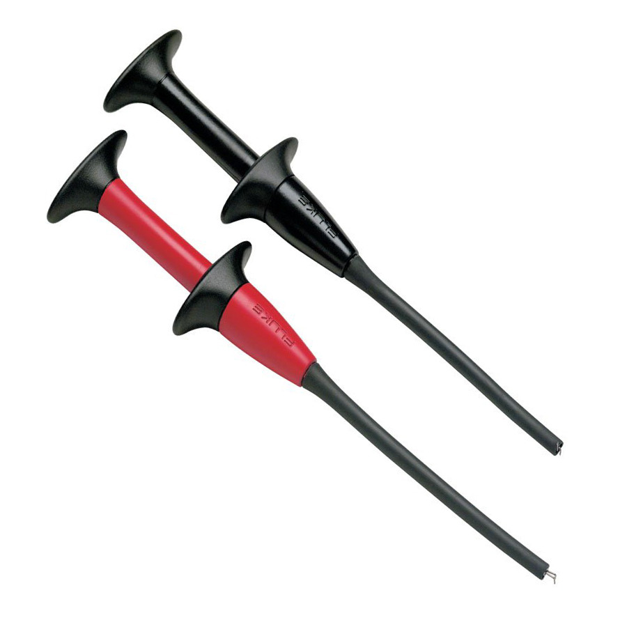 TestEquity: Fluke AC283A Pincer Clips, One Pair Red and Black