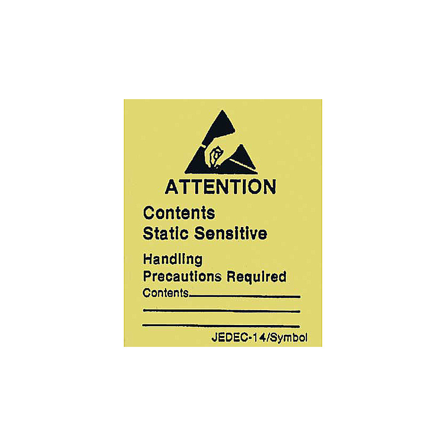 SCS ALABEL Label, Attention, RS-471, 1-7/8in x 2-1/2in, 500/Roll