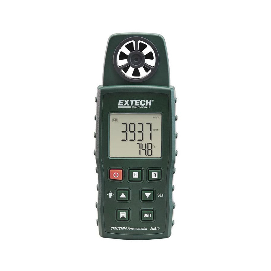 Extech AN510 CMM/CFM Anemometer + Type K